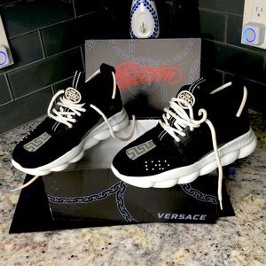 Versace Chain Reaction Kids Sneakers